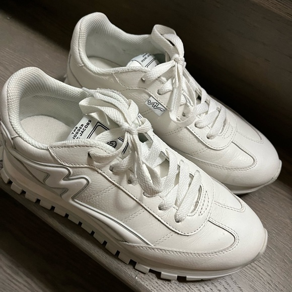 Marc Jacobs white leather sneakers - Picture 3 of 4